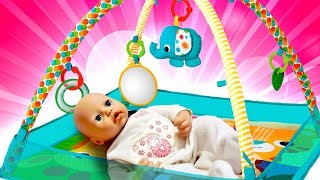 Baby Annabell -nuken leikkimatto. Baby born nuket ja lelut. Leluvideoita lapsille.