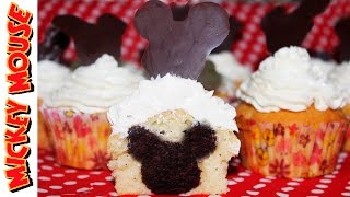 Классические Капкейки с Сюрпризом Внутри♥ КАПКЕЙКИ Для Детей " МИККИ МАУС "  ♥  Рецепты NK cooking