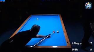 Billiard 3Cushion SM Carambole 2018 Lars Ringby vs Uldis Martinovs