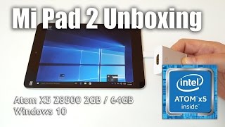 Xiaomi Mi Pad 2 Windows Unboxing & Hands On