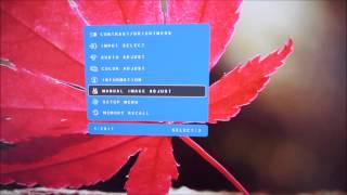 ViewSonic VP2780-4K Menu System (OSD)