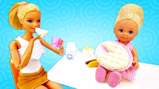 Штеффи одна дома - Готовим вместе пирог! Игры для девочек с Барби