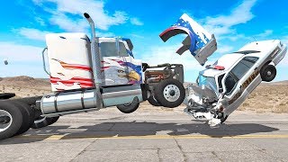 Hot Pursuit Wild Police Chase #1 - BeamNG Drive