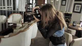 Asel  Sagatova  (backstage covershoot)