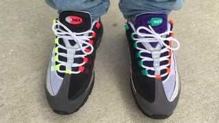 Nike Air Max 95 "Greedy" "What The" on feet