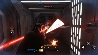 ROGUE ONE DARTH VADER END SCENE IN BATTLEFRONT