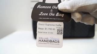 TT2638 Gucci Soft GG Supreme Duffle