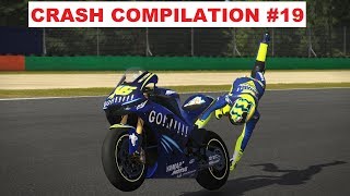MotoGP 17 | Crash Compilation #19 | PC GAMEPLAY | Valentino Rossi TV Replay