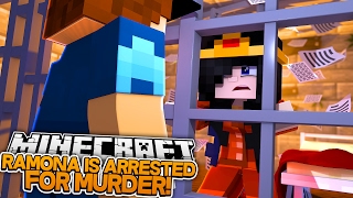 RAMONA IS ARRESTED FOR MURDER | w/Little Carly and Little Kelly (Minecraft Roleplay)