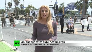 National guard in LA amid another day of protests