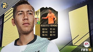 FIFA18 | TOTW22 PLAYER REVIEW | TOTW22 87 RATED ROBERTO FIRMINO PLAYER REVIEW!! #FUT18