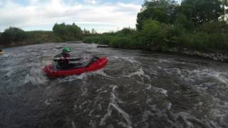 Пакрафт. Alpackalypse.  Пробный траверс на Packraft