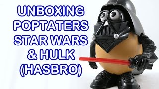 Vídeo Unboxing POPTATERS Star Wars y Marvel por Hasbro