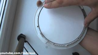 Потолочный светодиодный светильник (led) обзор со вскрытием.
