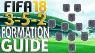 FIFA 18 AFTER PATCH BEST FORMATION TO COUNTER ATTACK - TUTORIAL - 3-5-2 BEST TACTICS & INSTRUCTIONS