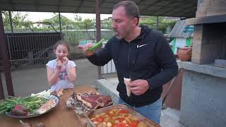 LAMB ROASTED IN BEER