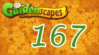 Gardenscapes level 167 Walkthrough