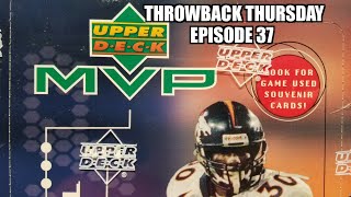 1999 Upper Deck MVP Football Hobby Box. Throwback Thursday Episode 37
