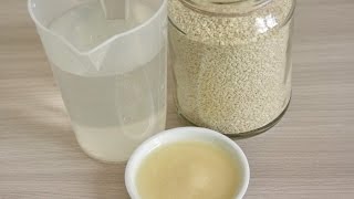 Как сделать кунжутное молоко/ Vegan milk-SESAME SEED MILK/ Mleko od susama