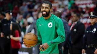 Kyrie Irving says it will be fun to play with LeBron James, Kevin Love on All-Star team