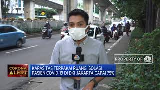 Kapasitas Terpakai Ruang Isolasi Pasien Covid-19 Di Dki Jakarta Capai 79%
