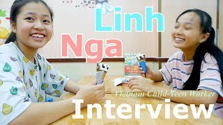Linh & Nga Child Workers Q&A Ben Thanh Night Market Vietnam