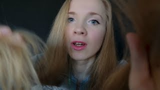 АСМР ТЕБЯ ЖДЕТ ГЛУБОКИЙ СОН/Прикосновения волосами К ТВОИМ УШКАМ И ЛИЦУ/ ?ASMR HAIR.Touch your FACE