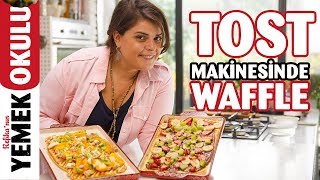 "Sabaha Kadar Mervelerde Ders Çalışacağız" Tatlısı | Tost Makinesinde Waffle Tarifi