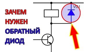 Зачем ОБРАТНЫЙ ДИОД применяют в схемах