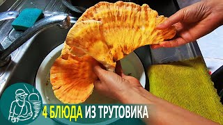 ???? 4 блюда из трутовика серно-желтого и заморозка ???? Вкусные рецепты Гордеевых