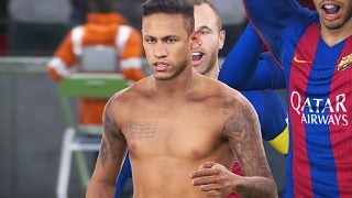 PES 2017 - NEYMAR'S UNIQUE CELEBRATION