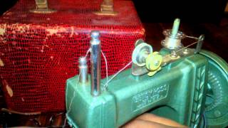 How to thread a1940 Betsy Ross Toy Sewing Machine