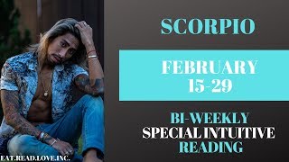 SCORPIO - "INFINITE HAPPINESS AND WEALTH" FEBRUARY 15-29 BI-WEEKLY TAROT READING