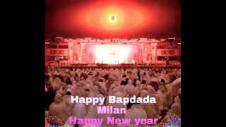 Happy bapdada Milan and happy new year 2020