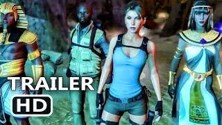 PS4 - Final Fantasy Brave Exvius x Tomb Raider Trailer (Lara Croft, 2018)