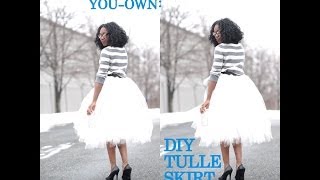 Make-It-Your-Own: Tulle Skirt (No-Sew Method)