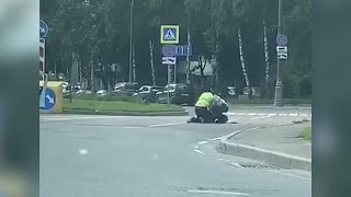 Момент стрельбы на Ленинском проспекте в Москве попал на видео — эксклюзив RT