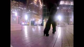 man in high heels NYC