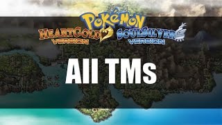 Pokemon Heart Gold & Soul Silver | All TM Locations