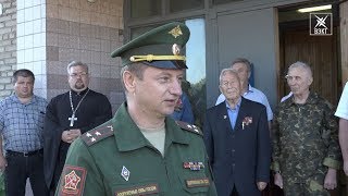 Родина зовет! Военнослужащих на сборный пункт отправили в торжественной обстановке