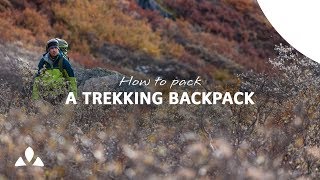 How to pack a backpack for trekking I VAUDE