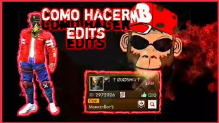 ¡COMO HACER EDITS DE FREE FIRE EFECTO NEON CON BANDERA!