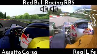 Assetto Corsa vs Real Life | RedBull RB5 Lap Record @Spa [Re-Uploaded]