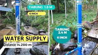 Incredible this ram pump is able to supply water as far as 14,200 meters | Replace Ram Pump Tube
