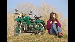 Покатушки на урале 2017. Riding a heavy motorcycle URAL 2017