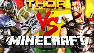 Minecraft: THOR RAGNAROK LUCKY BLOCK CHALLENGE | BUILD A SUPERHERO WORKSHOP