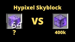 Cobblestone VS Super Compactor 3000 | Which One Sells For More?| Hypixel Skyblock
