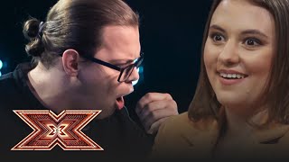 A surprins juriul cu vocea sa! Vezi cum a cântat Bogdan Mureșan piesa „Collapse”, la X Factor
