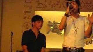 小王子温胜光&外星人黄[吉吉]宇 live at Halo Cafe opening part 2