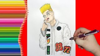 Как нарисовать Элджея, How to draw Allj